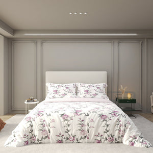 Printed Duvet Cover 3 Piece Set - Cotton