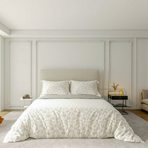 Printed Duvet Cover 3 Piece Set - Cotton