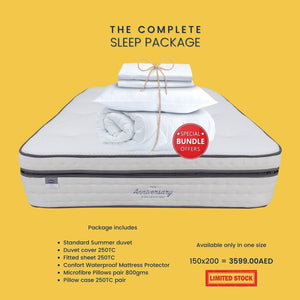 Anniversary Mirapocket + FREE Complete Bedding Set - mattress
