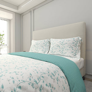 Printed Duvet Cover 3 Piece Set - Cotton