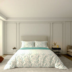 Printed Duvet Cover 3 Piece Set - Cotton