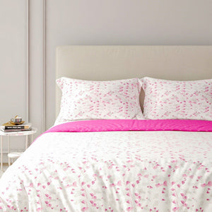 Printed Duvet Cover 3 Piece Set - Cotton