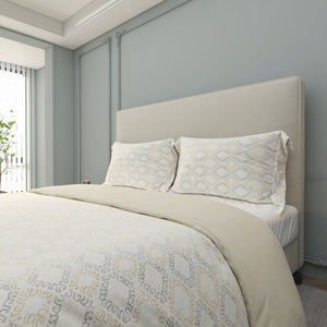 Printed Duvet Cover 3 Piece Set - Cotton