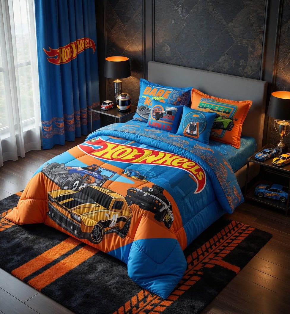 HotWheels 5 - piece Comforter Set - Comforter