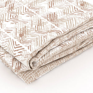 Printed Duvet Cover 3 Piece Set - Cotton