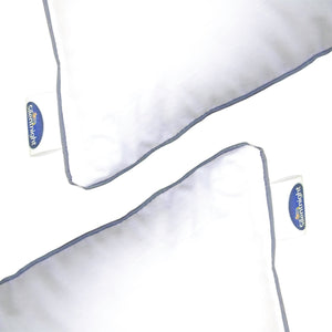 Luxury Micro Fibre Pillow w/ Silver Piping - Pillow