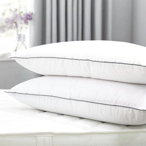 Luxury Micro Fibre Pillow w/ Silver Piping - Pillow