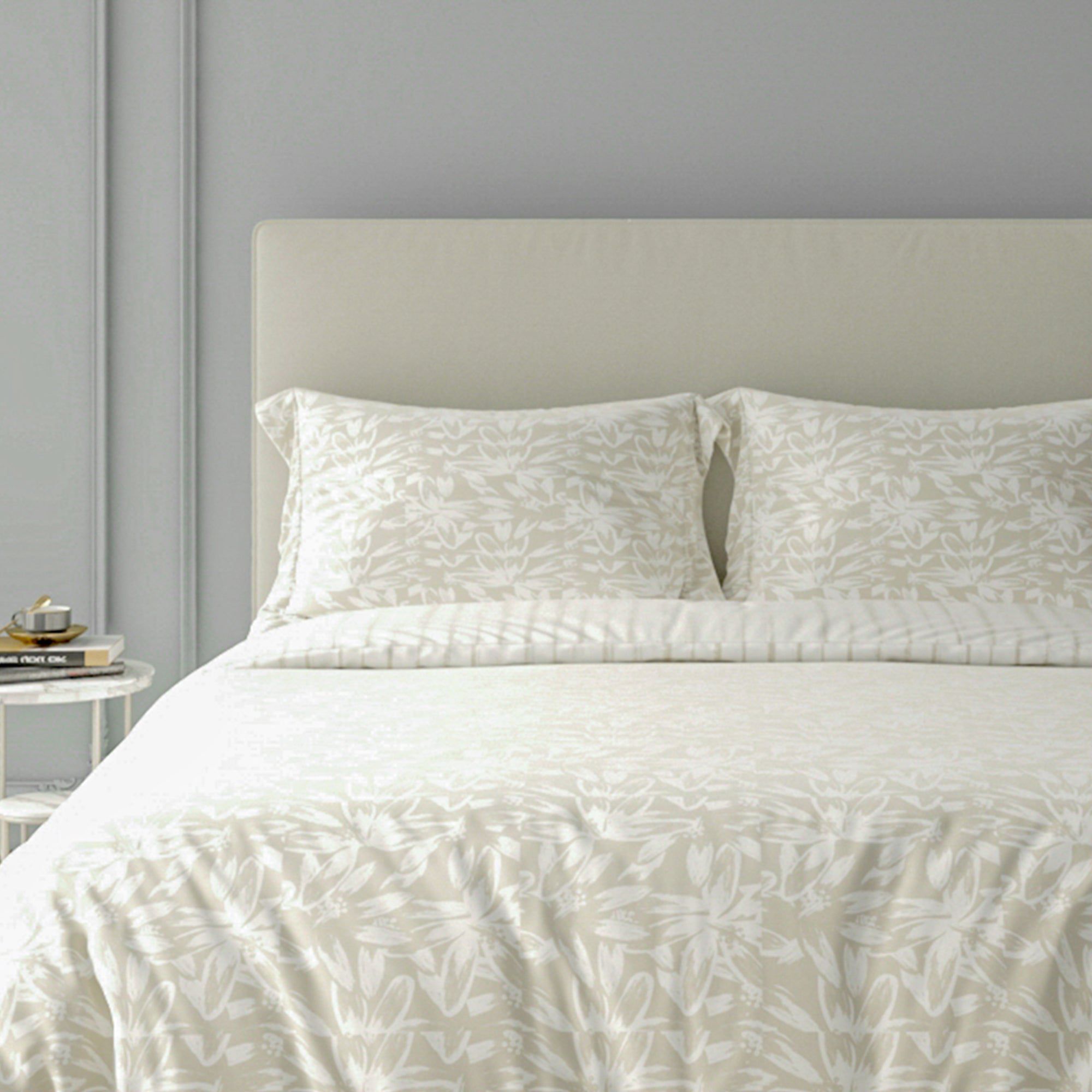 Printed Duvet Cover 3 Piece Set - Cotton